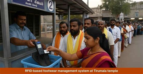 TTD Implements RFID Footwear Management in Tirumala Temple