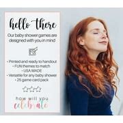 Buy Bow Tie Baby Shower Guess the Price Game 25 Pack - Guessing ...