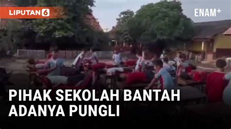 Viral Siswa SD di Karawang Praktek Renang di Halaman Sekolah - liputan6.com