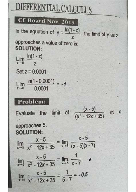 Differential Calculus Problems 的图像结果