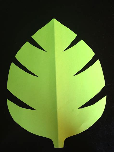 Cut Out Palm Leaf Template Printable