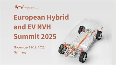 European Hybrid and EV NVH Summit 2025, 法兰克福, 18 November to 19 ...