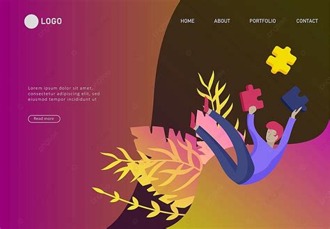 Landing Page Templates Business Creative Template Download on Pngtree