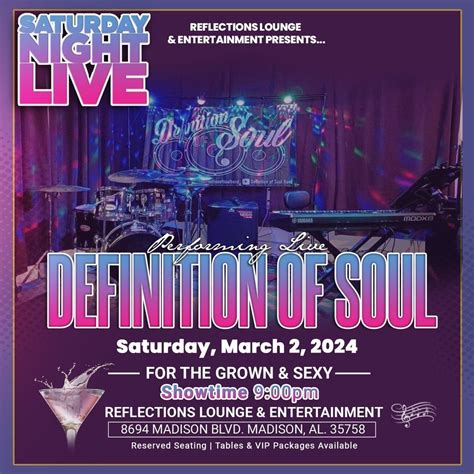 2 March - Saturday Night Live - featuring "The Definition of Soul" live ...