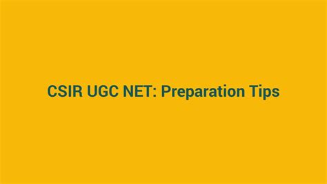 Image result for CSIR Net Preparation Tips