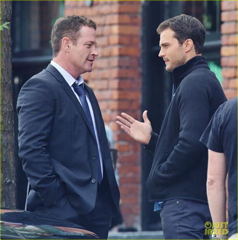 Jamie Dornan & Dakota Johnson Film New 'Fifty Shades' Scene with Brant ...