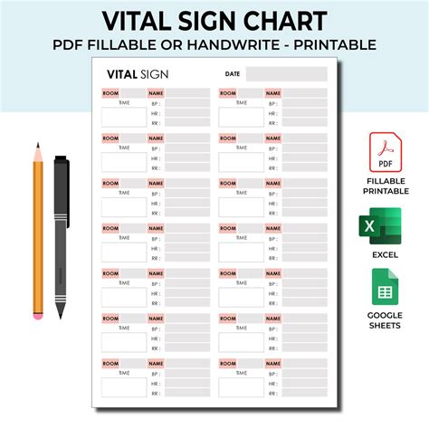 Image result for VitalSigns Chart Form