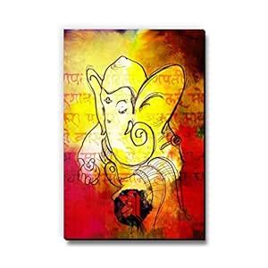 Buy Seven Rays Multipurpose MDF Ganesha Fridge Magnet for Home, Kitchen ...
