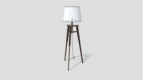 Wooden floor lamp. (FREE) - 3D model by DuduPav [4adc793] - Sketchfab