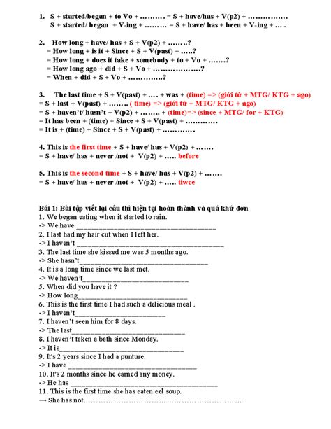 English Grammar: Present Perfect and Simple Past Exercises (Hs - fadgv ...
