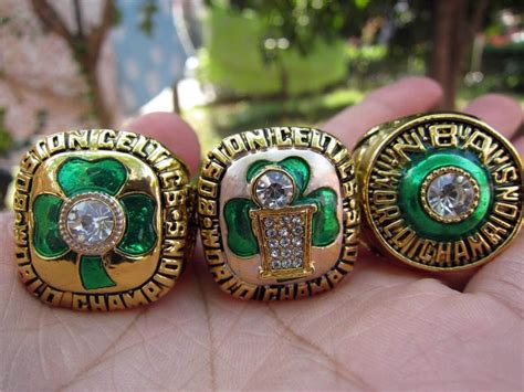 Larry Bird 3 championship rings Boston Celtics 1981 1984 1986 | Etsy