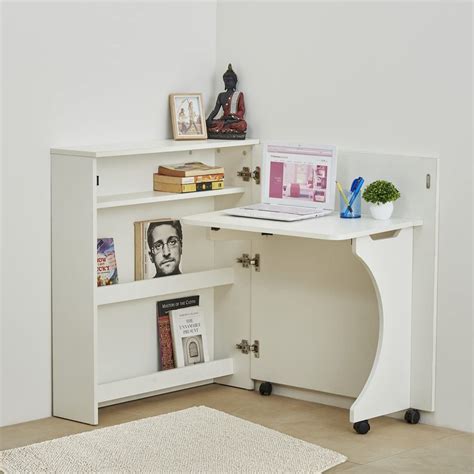 Home Centre Engineered Wood Helios Reynan Folding Study Desk - White ...