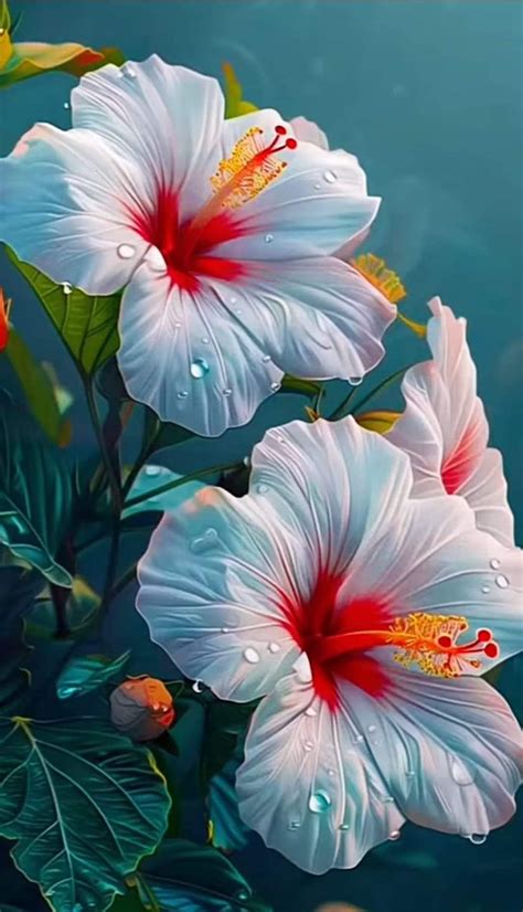 Pin by StÃ©phanie Valony on Hibiscus | Flower drawing, Flower painting ...