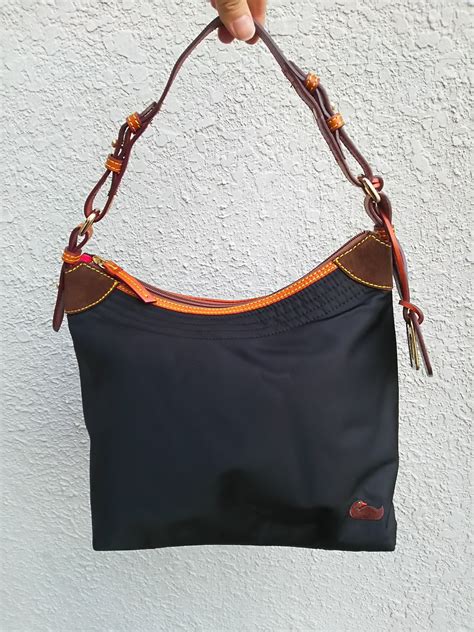 ドゥーニー＆バークDOONEY&BOURKE/美品/ホーボーバッグ/黒/ | 古着屋RAINBOWFIELD Since 2006