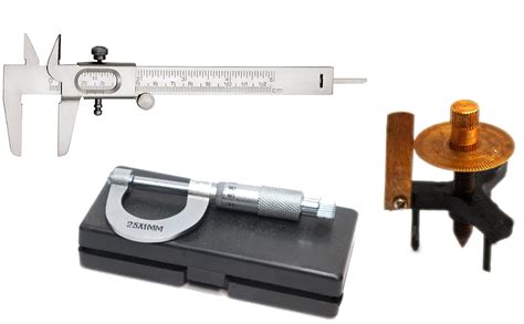 Labworld Vernier Caliper+Screw Gauge 25mm+Spherometer Single disc combo ...