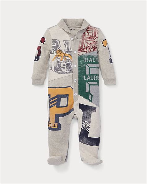 Patchwork Cotton Coverall for Baby Boy | Ralph Lauren® IN