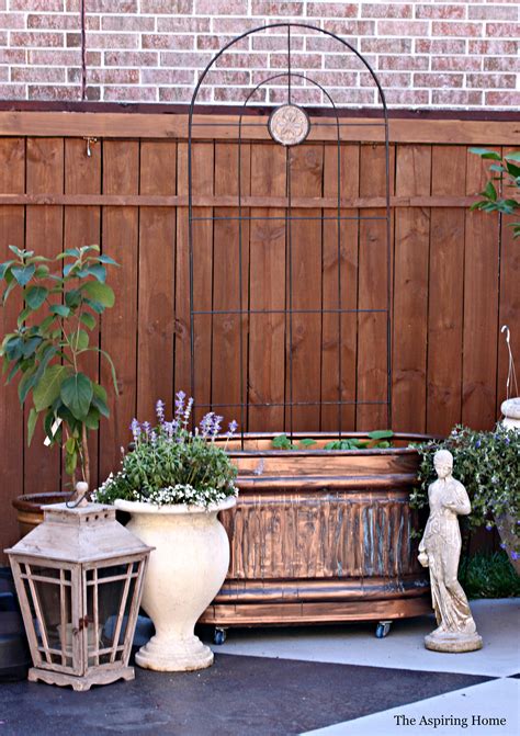 DIY Aged Copper Horse Trough Planters | Horse trough, Trough planters ...