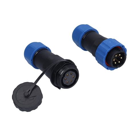 Male Female Industrial Connector, Panel Mount SP20 380V Aviation Plug ...