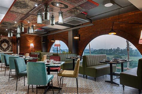 This Mid-century cafe redefines the use of pattern and texture ...