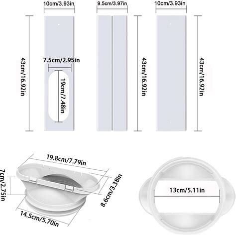 Buy Eayoly Portable AC Window Vent Kit | Sliding Door Air Conditioner ...