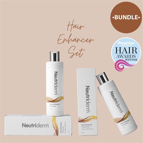 Neutriderm Hair Enhancer Bundle - Shampoo & Conditioner Set ...