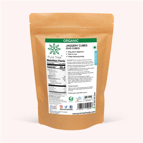 Organic Jaggery Cubes | Gur Cube – Puretree Foods