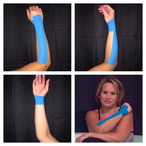 Taping the wrist with kinesio tape https://www.amazon.co.uk/Sports ...