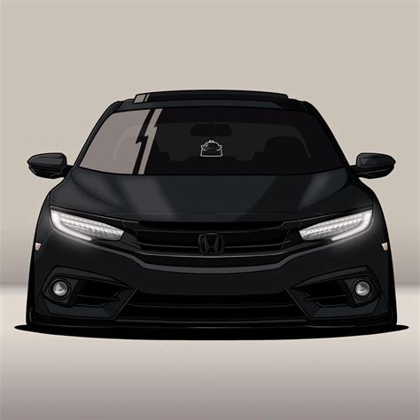 Black Honda Civic Hatchback - Best JDM Car