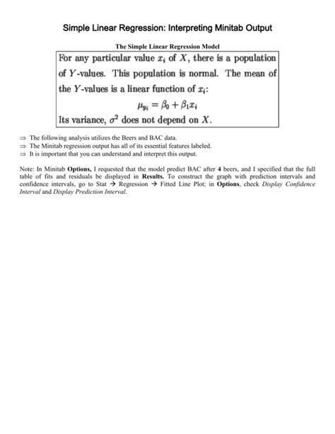 Image result for Minitab Regression Output Explained