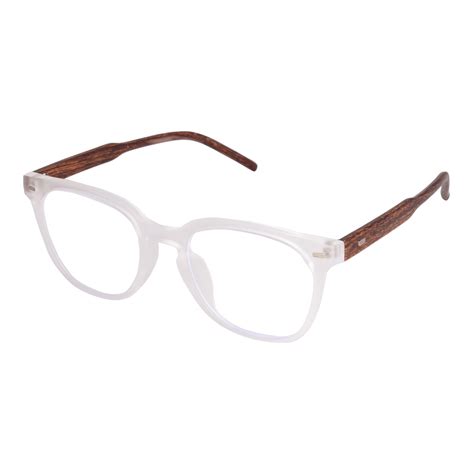 Matt White Full Rim Frame Wooden Side – Framekart