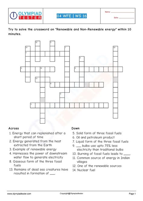 Science worksheets | Olympiad tester