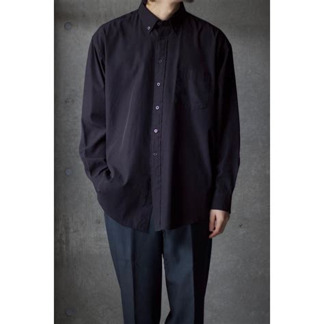 【COUOTSU】"VERSACE" vintage black shirt -1425- | cv