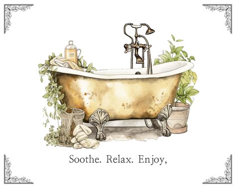 Free Printable Vintage Bathroom Art - Educational Printable Activities