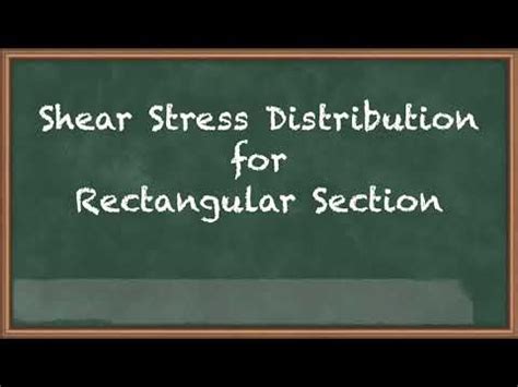 Image result for Shear Stress Distribution in Rectangular Section