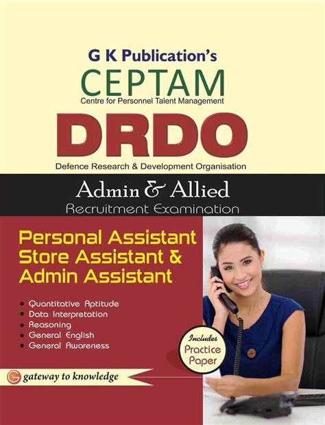 Buy DRDO (CEPTAM) Personal Assistant/Store Assistant/Admin Assistant ...