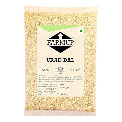 Farmup Urad Dal | Split Urad Without Skin (900g Pack of 1) : Amazon.in ...