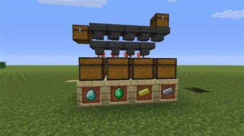 Image result for Minecraft Simple Sorting System