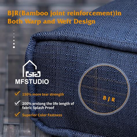 Buy MFSTUDIO 12 Pieces Patio Furniture Set,Outdoor Sectional Sofa Set ...