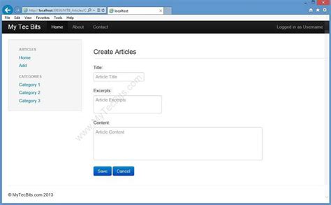 MVC Knockout Tutorial 的图像结果