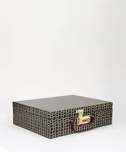 N A PURSE Wooden 1 Piece Three Rod Bangle Storage Box with Lock System ...