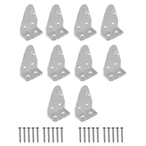 Buy JianLing 10pcs Blind Hold Down Brackets Clear Plastic Blinds Hooks ...