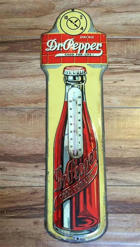 Original Dr. Pepper Advertising Thermometer