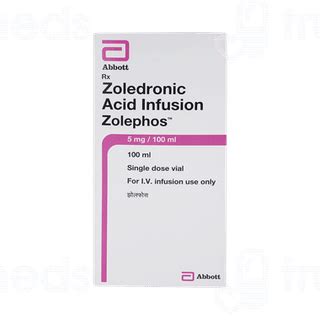 Zolephos 5 Mg Infusion 100 Ml - Uses, Side Effects, Dosage, Price ...
