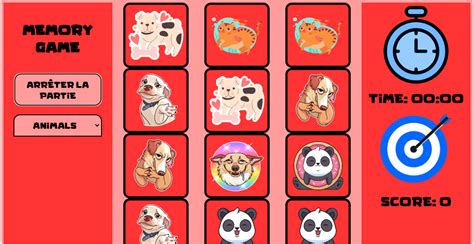 Memory Game HTML CSS JavaScript 的图像结果