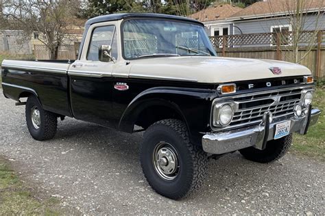 No Reserve: 1966 Ford F-100 Custom Cab 4x4 4-Speed for sale on BaT Auctions - sold for $32,000 ...