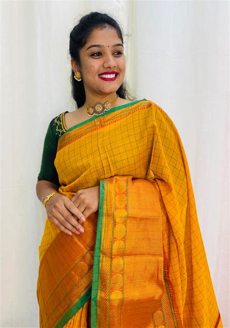 Narayanpet checks – Sarees by Siva