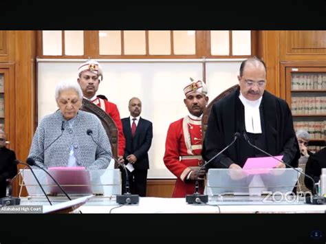 Justice Arun Bhansali Takes Oath As Chief Justice Of Allahabad High Court