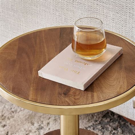 Buy Eclat Mango Wood Top Accent Table - Walnut from Home Centre at just ...