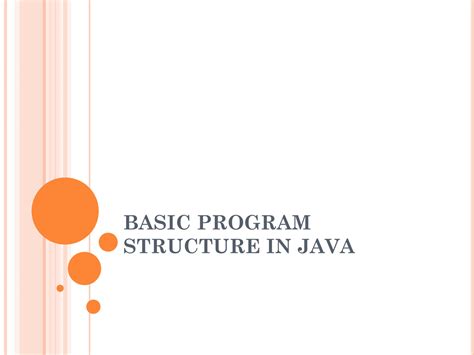 Basic Structure of Java Program 的图像结果