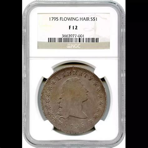 1795 $1 Flowing Hair Silver Dollar NGC F-12 BB-21 - AU Capital ...